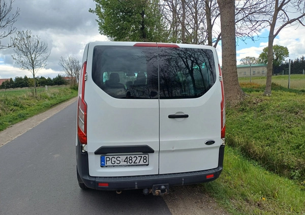 Ford Transit Custom cena 69900 przebieg: 153000, rok produkcji 2016 z Gostyń małe 137